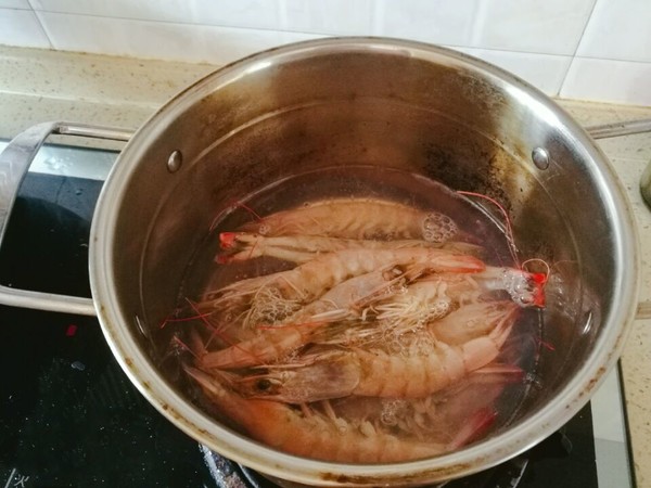 Boiled Sea Prawns recipe