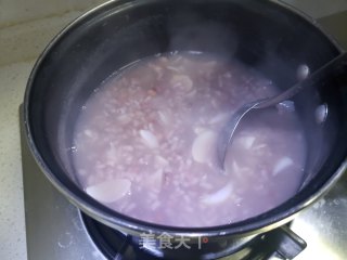 Lily Red Bean Congee recipe