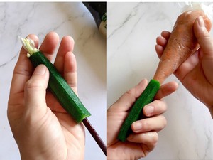 Lucky Little Star-okra Stuffed Shrimp recipe