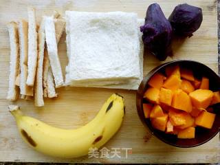 Purple Sweet Potato Banana Roll recipe