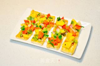 Pan-fried Tofu with Mango Salsa recipe