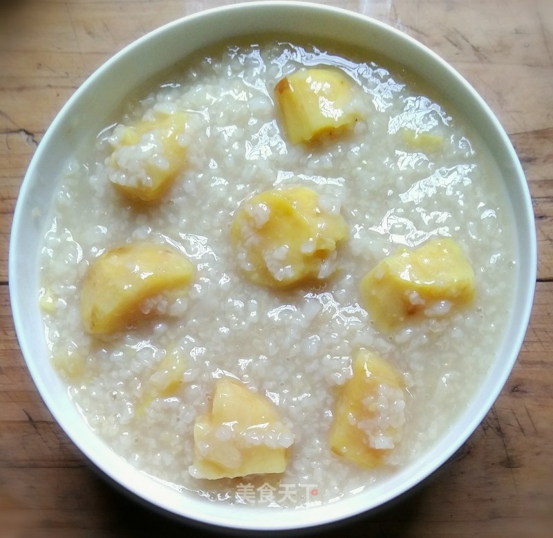 Sweet Potato Rice Congee—electric Pressure Cooker—lazy Version