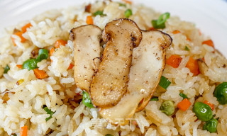 Seasonal Vegetable and Matsutake Fried Rice recipe