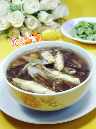 Bamboo Shoot and Dried Vegetable Clam Soup recipe