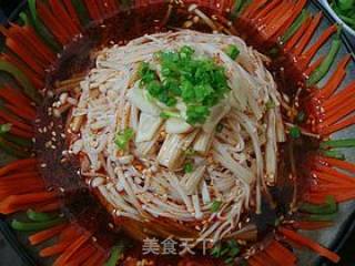 Refreshing Small Cold Dish---------【lao Mixed Enoki Mushroom】 recipe