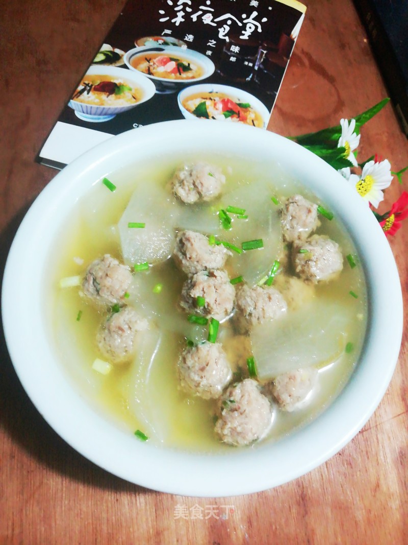Winter Melon Meatball Soup recipe