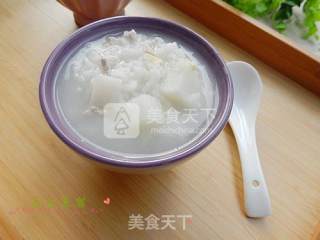 Lean Pork Congee with Yam recipe