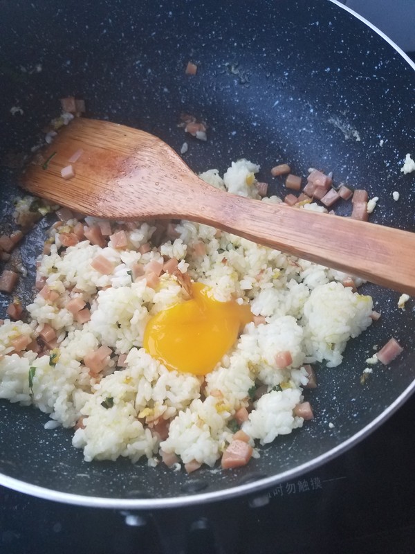 Fried Rice with Gold and Silver recipe
