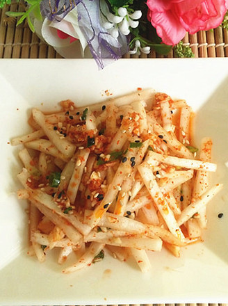 Korean Style Radish Salad recipe