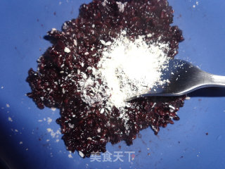 Coconut Black Rice Roll recipe