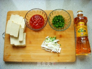 Fried Tofu in Tomato Sauce recipe