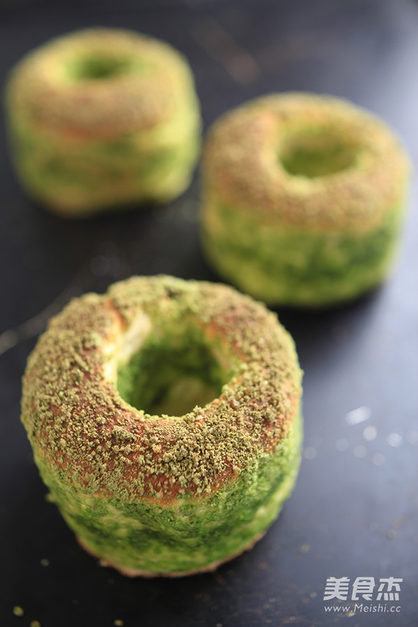 Matcha Red Bean Bread recipe