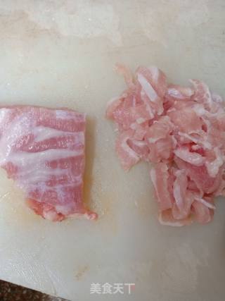 Fried Pork with Snow Peas recipe