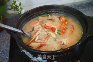 Crab and Abalone Congee recipe