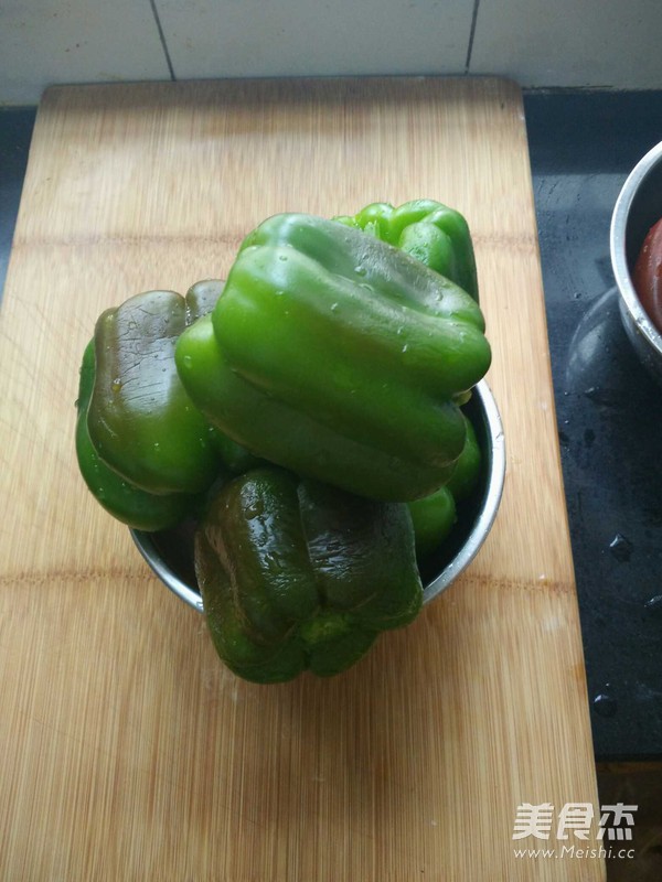 Vegetarian Stir-fried Green Pepper recipe