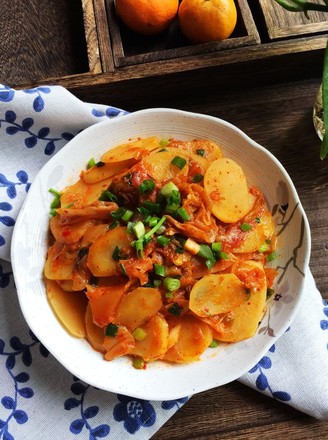 Stir-fried Spicy Cabbage with Potatoes recipe