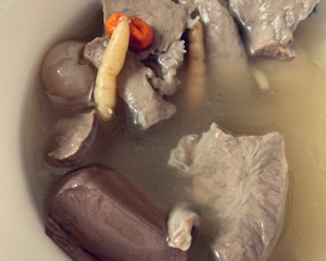 Pork Heart Taizi Ginseng Soup recipe