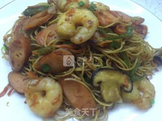 Assorted Fried Noodles recipe