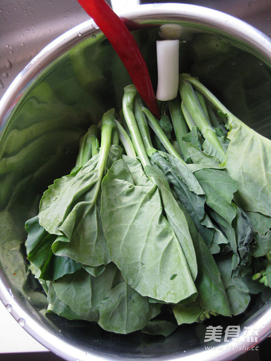 Boiled Chinese Kale recipe