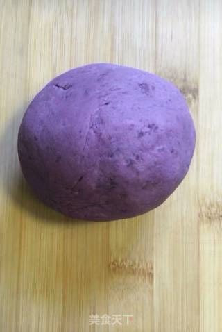 Purple Sweet Potato Taro Balls Sago Sauce recipe