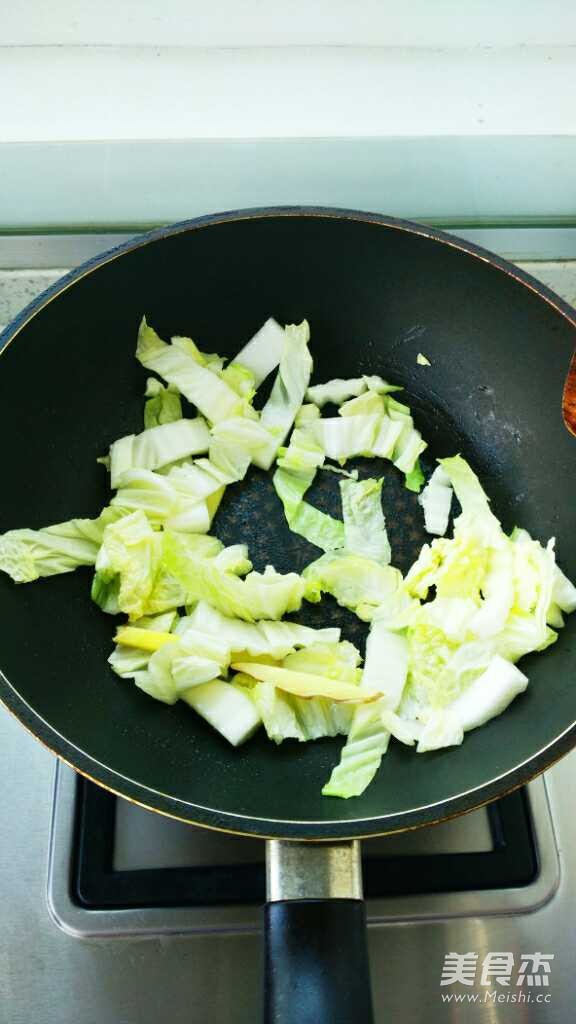 Cabbage Shrimp Noodles recipe