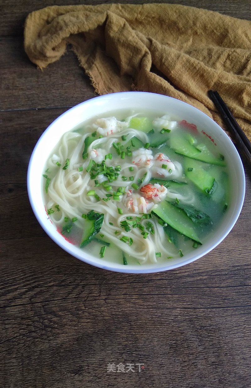 Cucumber Shrimp Noodles recipe