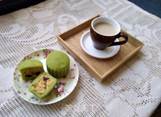 Matcha Snowy Mooncake recipe