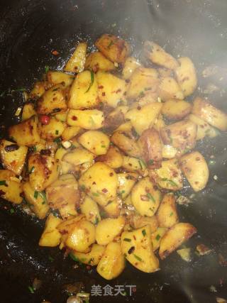 Wild Garlic Laoganma Potatoes recipe