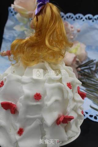 #aca烤明星大赛# Barbie Fondant Cake recipe