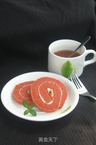 #四session Baking Contest is Love to Eat Festival#red Velvet Cream Rolls recipe