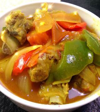 Good Partner for Sweeping Rice [curry Ribs with Seasonal Vegetables] recipe