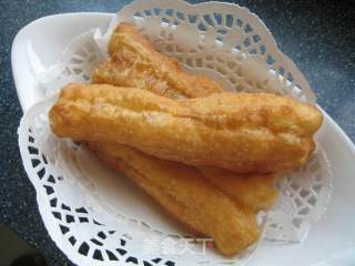 Puffy and Soft Fried Dough Sticks recipe