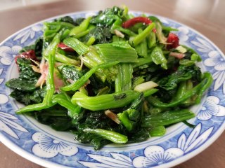 Stir-fried Spinach recipe