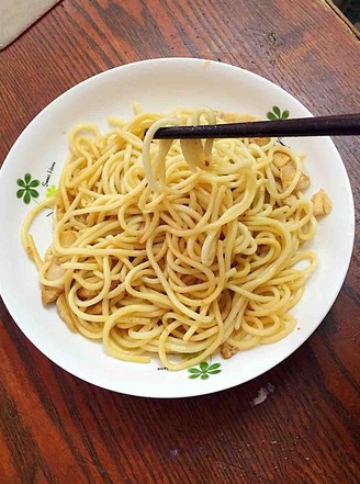 Fried Noodles with Sliced Pork recipe