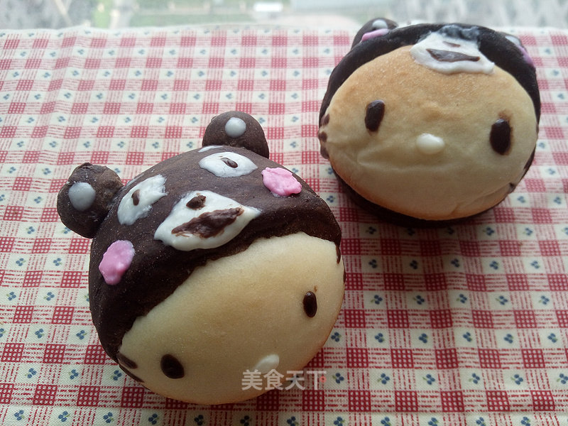 #aca烤明星大赛# Kumamoto Bear X Hello Kitty Chocolate Meal Pack recipe
