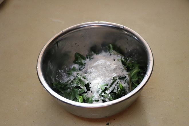 Steamed Dandelion recipe