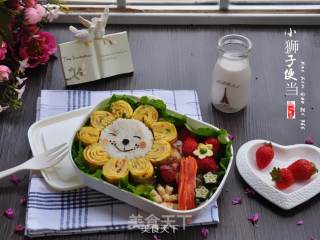 #春游便当#take A Lunch Box and Let Us Go Out in Spring Happily-little Lion Bento recipe