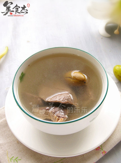 Olive Pork Lung Soup recipe