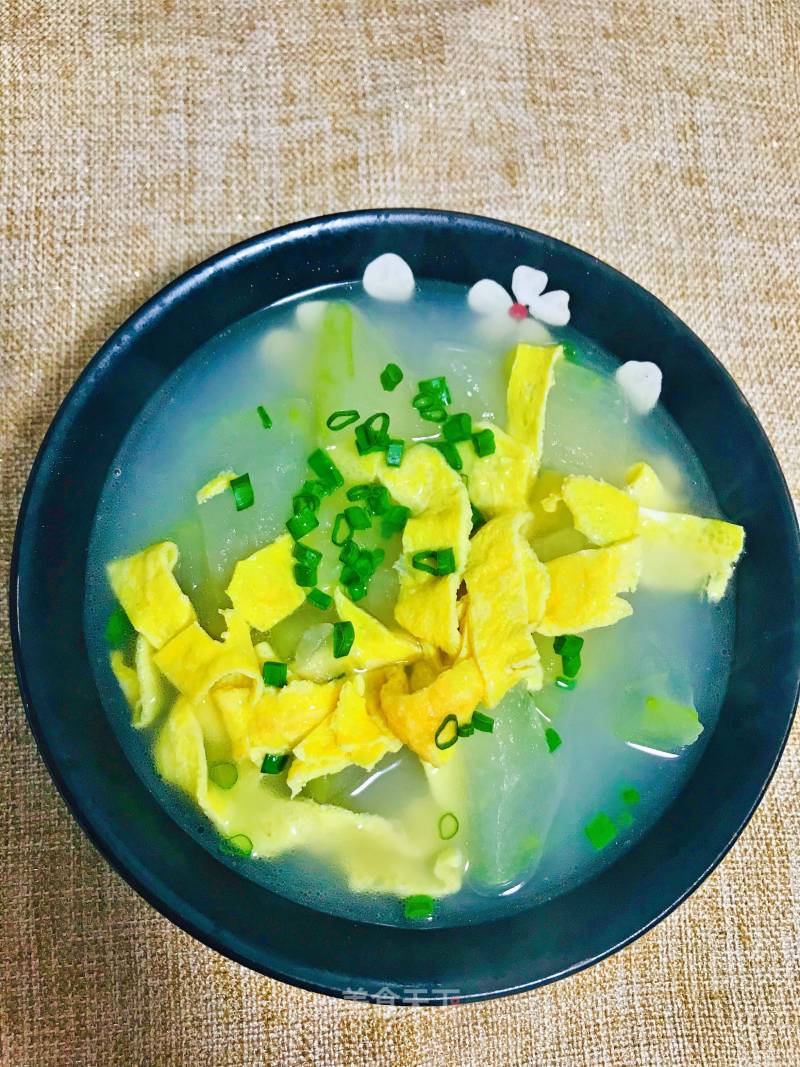 Winter Melon Egg Skin Soup recipe