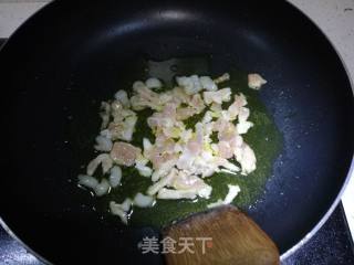 Fried Pork with Pleurotus Eryngii recipe
