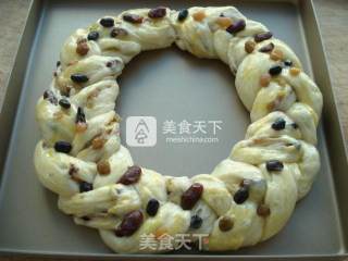 Christmas Wreath Bread recipe