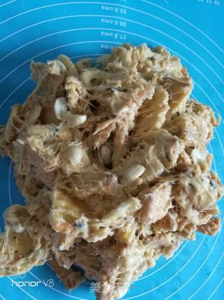 Pork Floss Salted Egg Snowflake Crisp recipe