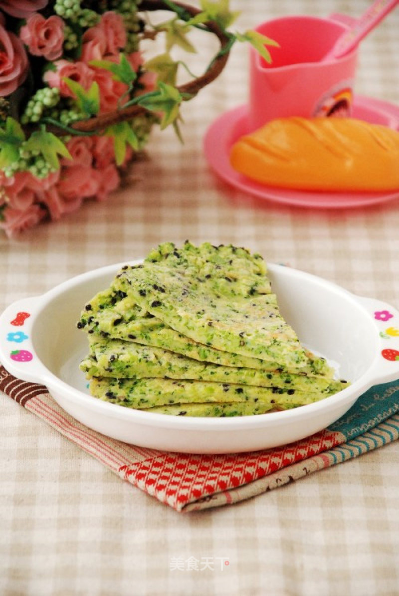 Broccoli Black Sesame Quiche recipe