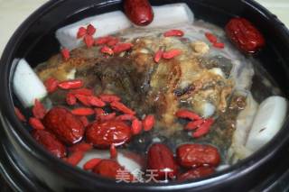Yam Fish Head Tofu Soup recipe