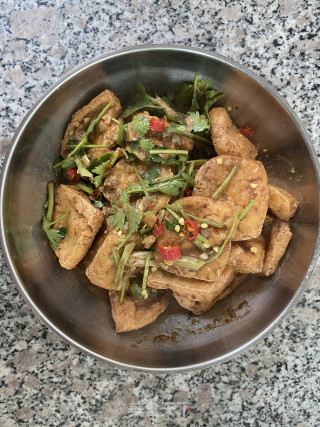 Simple Fried Stinky Tofu recipe