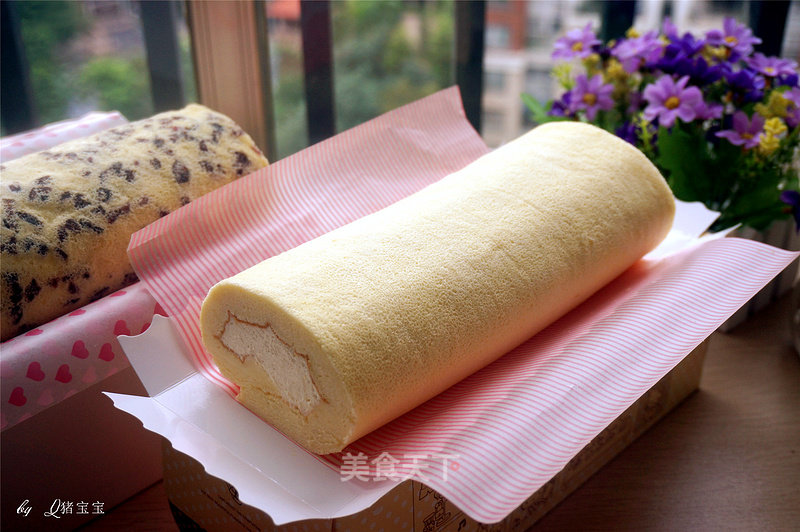 Half Sugar Yogurt Cake Roll recipe