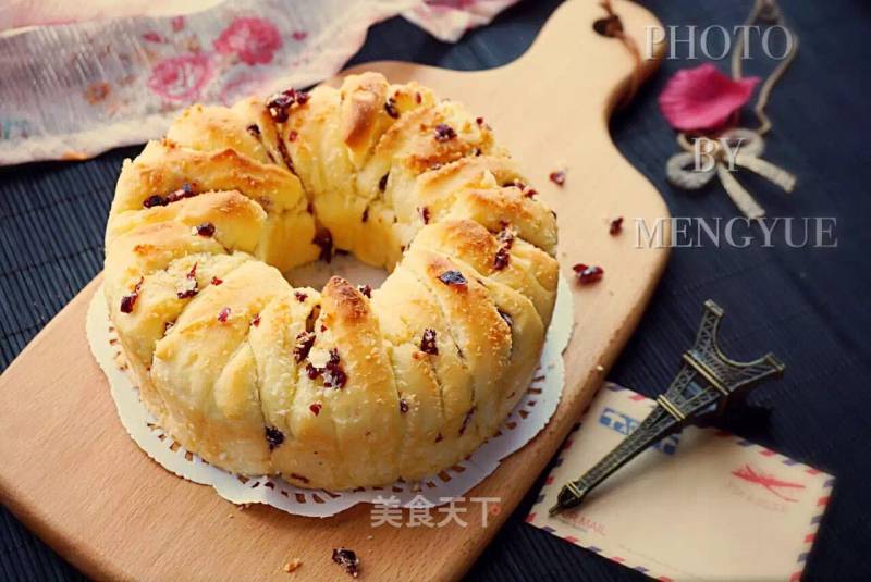 #aca音乐明星大赛#cranberry Mei Coconut Shredded Bread recipe