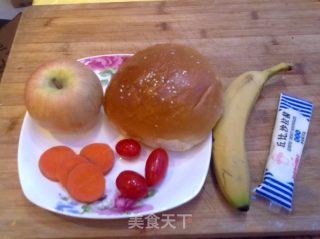 Fruit Burger recipe