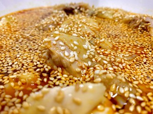 White Sliced Chicken with Sesame and Red Oil Comparable to Liao Kee Bang Bang Chicken recipe