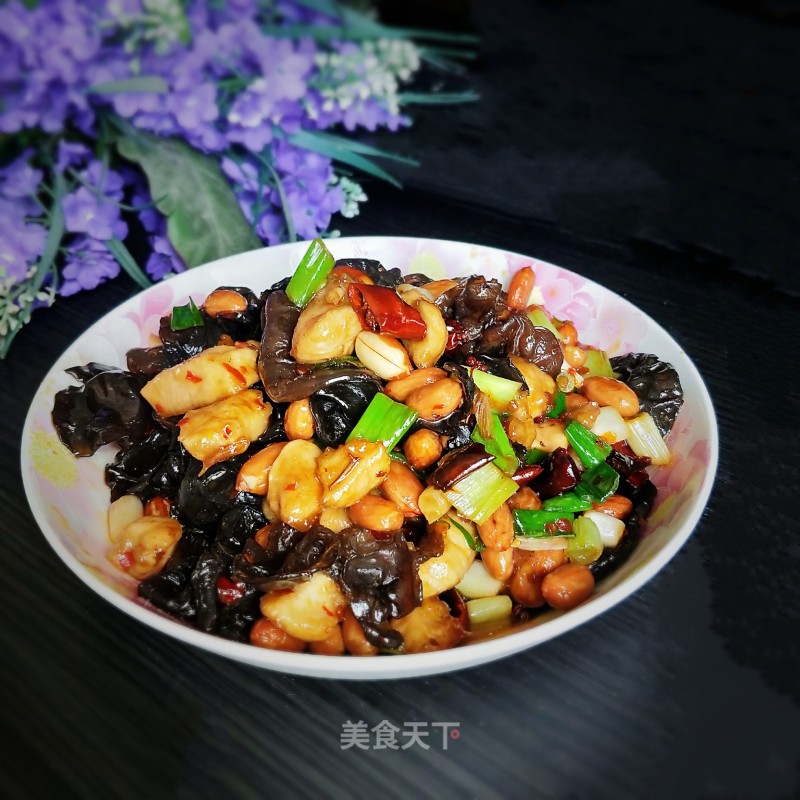 Kung Pao Chicken with Fungus recipe